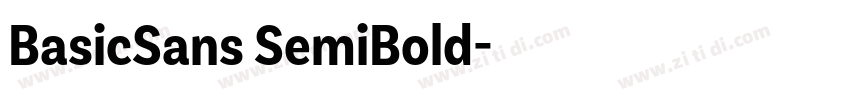 BasicSans SemiBold字体转换 BasicSans SemiBold字体转换